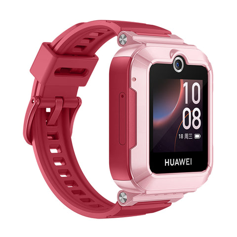 华为/HUAWEI 儿童手表 5 活力版 珊瑚红 硅胶表带 智能手表 离线定位 畅连视频通话 微信儿童手表版 IPX8生活级防水 畅联视频通话 上课禁用 绿色守护手表开机无网状态也能定位；多设备畅连视频通话；可对不良内容进行访问限制；防沉迷模式