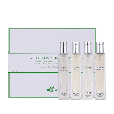 Hermes 爱马仕花园 香氛香水套装15mlx4花果香调(尼罗河花园+李先生花园+巴黎花园+地中海花园)清新持久留香