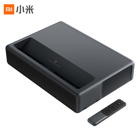小米米家1S投影仪 4K激光 超短焦家用投影电视 家庭影院投影仪4K 超高清 儿童防直视 杜比音效2000ANSI 亮度升级 手机无线投屏